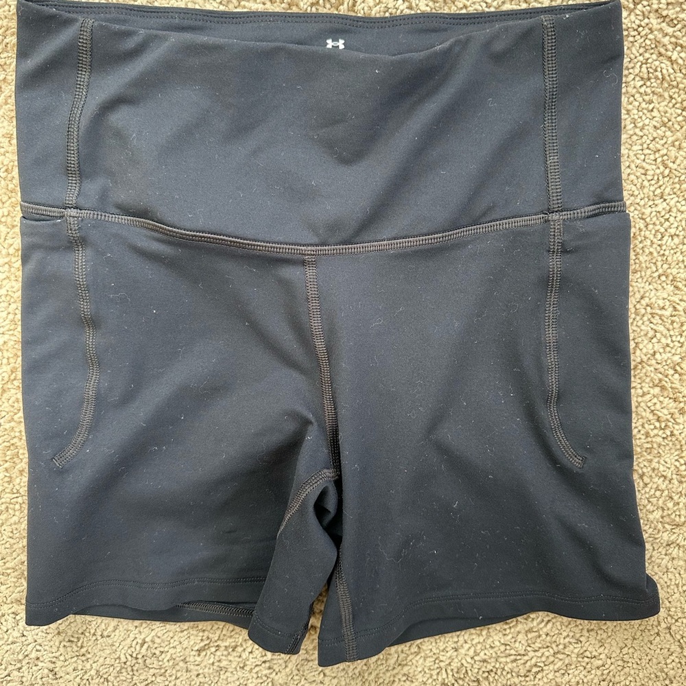 Under Armour Meridian Black Bike Shorts
